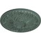 Ekena Millwork Tristan Ceiling Medallion (Fits Canopies up to 6 1/4"), Hnd-Painted Cloud Burst, 32 3/8"OD x 3 1/2"P CM32TNCBF - alternate 3